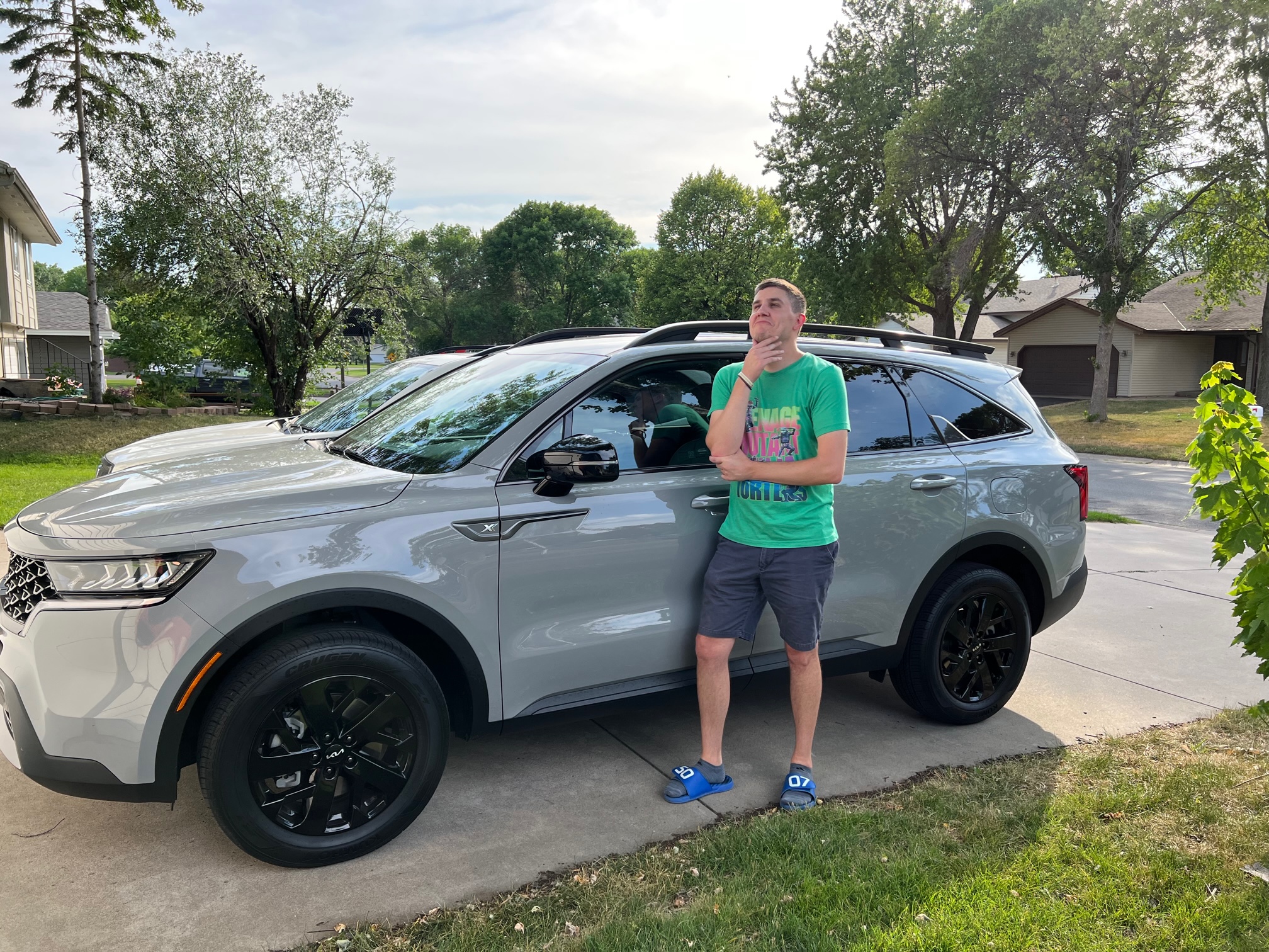 Derek and his new Kia